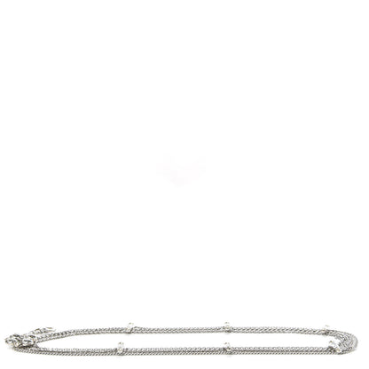 Chanel Crystal CC Multi Strand Chain Belt Silver 2 of 3