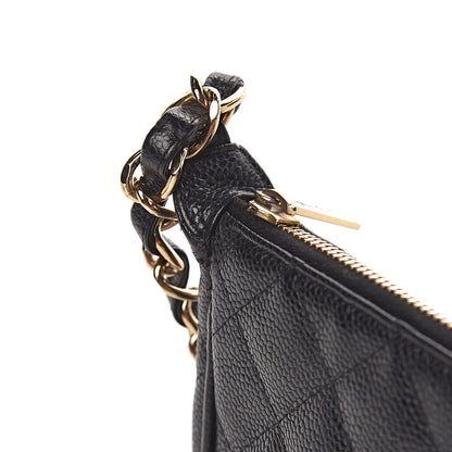 Chanel Caviar Quilted CC Shoulder Bag Black 16 of 17