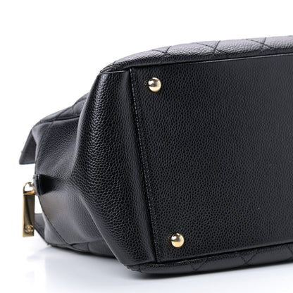 Chanel Caviar Quilted Petit Timeless Tote PTT Black 6 of 9