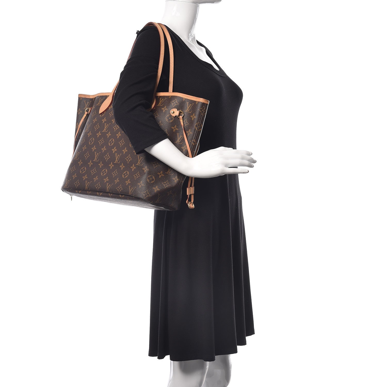 Louis Vuitton Monogram Neverfull MM 2 of 15