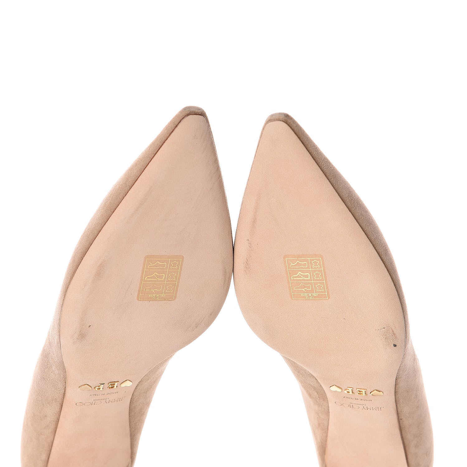 Jimmy Choo Suede Romy 40 Pumps 39 Nude 9 of 10
