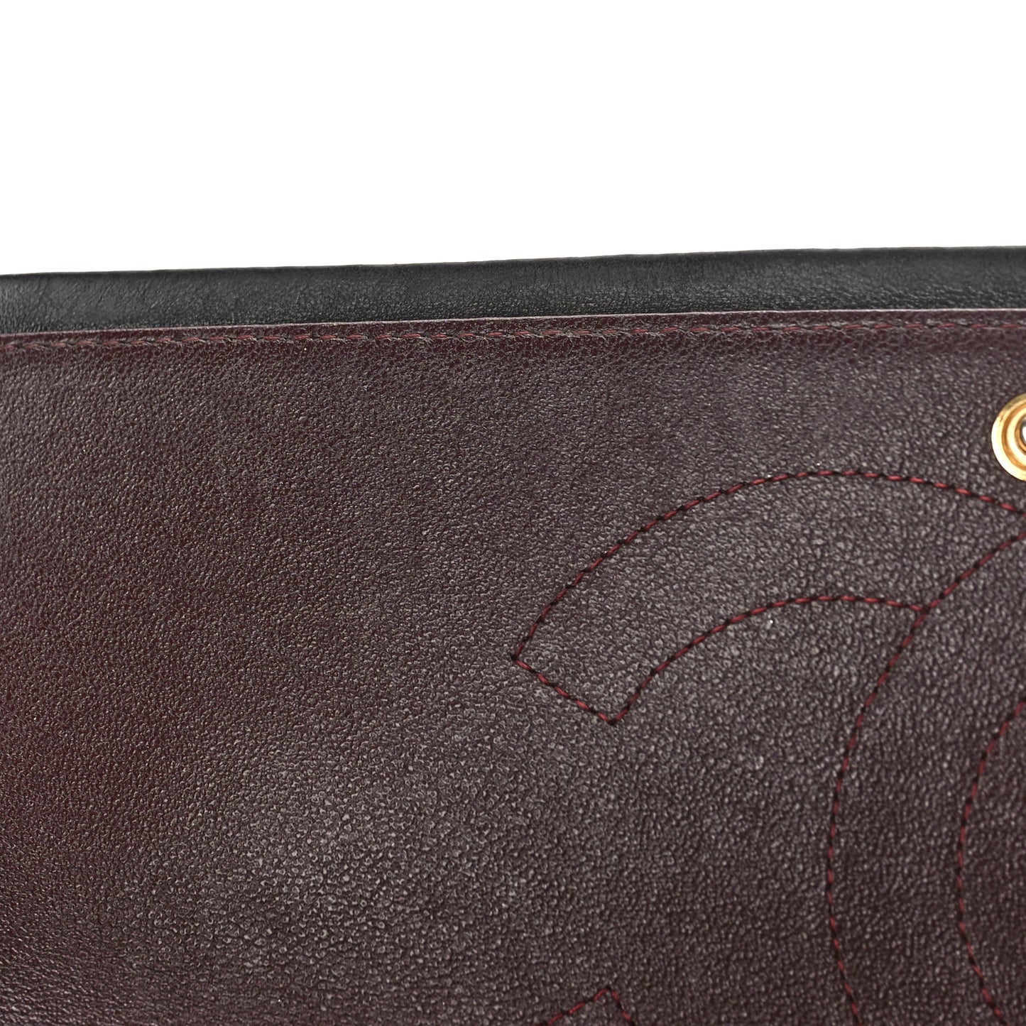 Lambskin Quilted Jumbo Double Flap Black