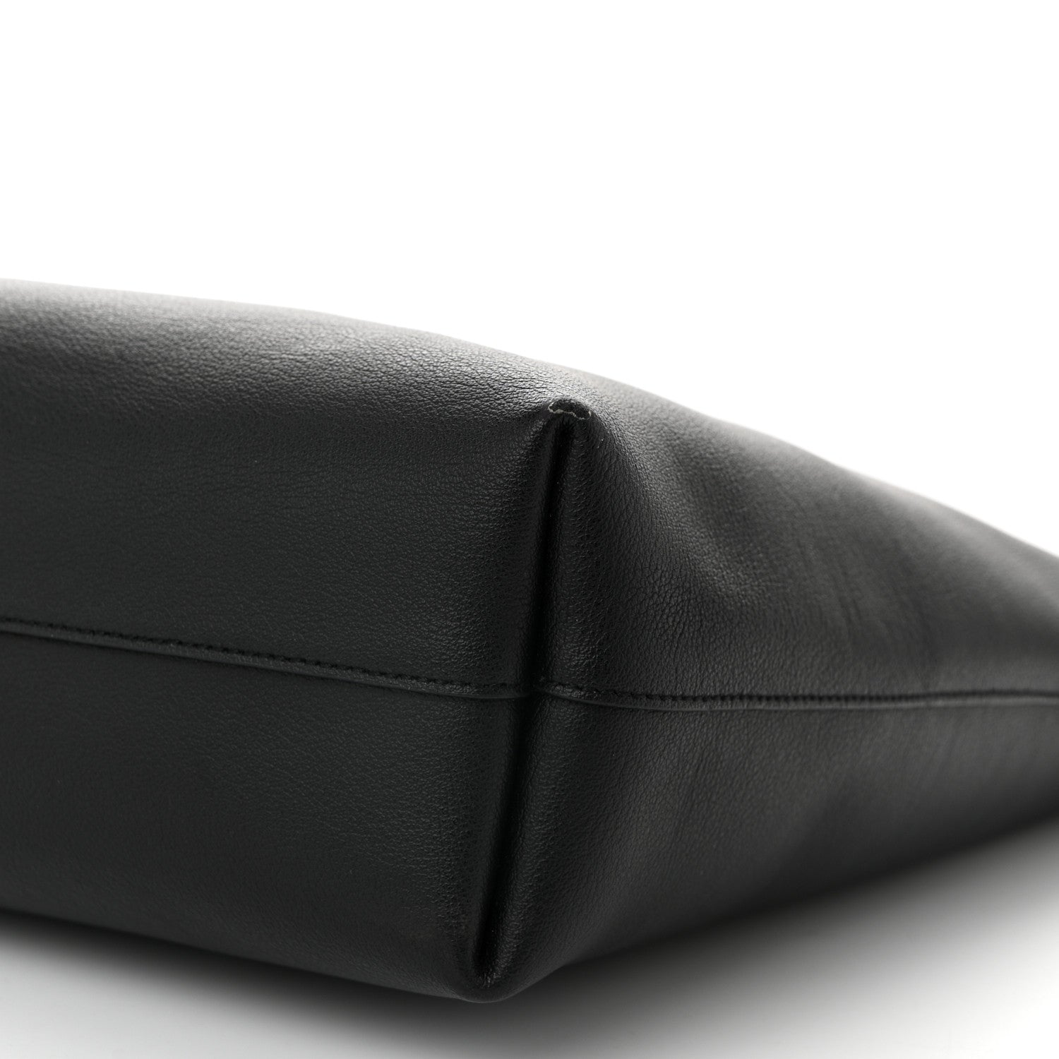 Saint Laurent Calfskin North-South Shopping Tote Black 11 of 13