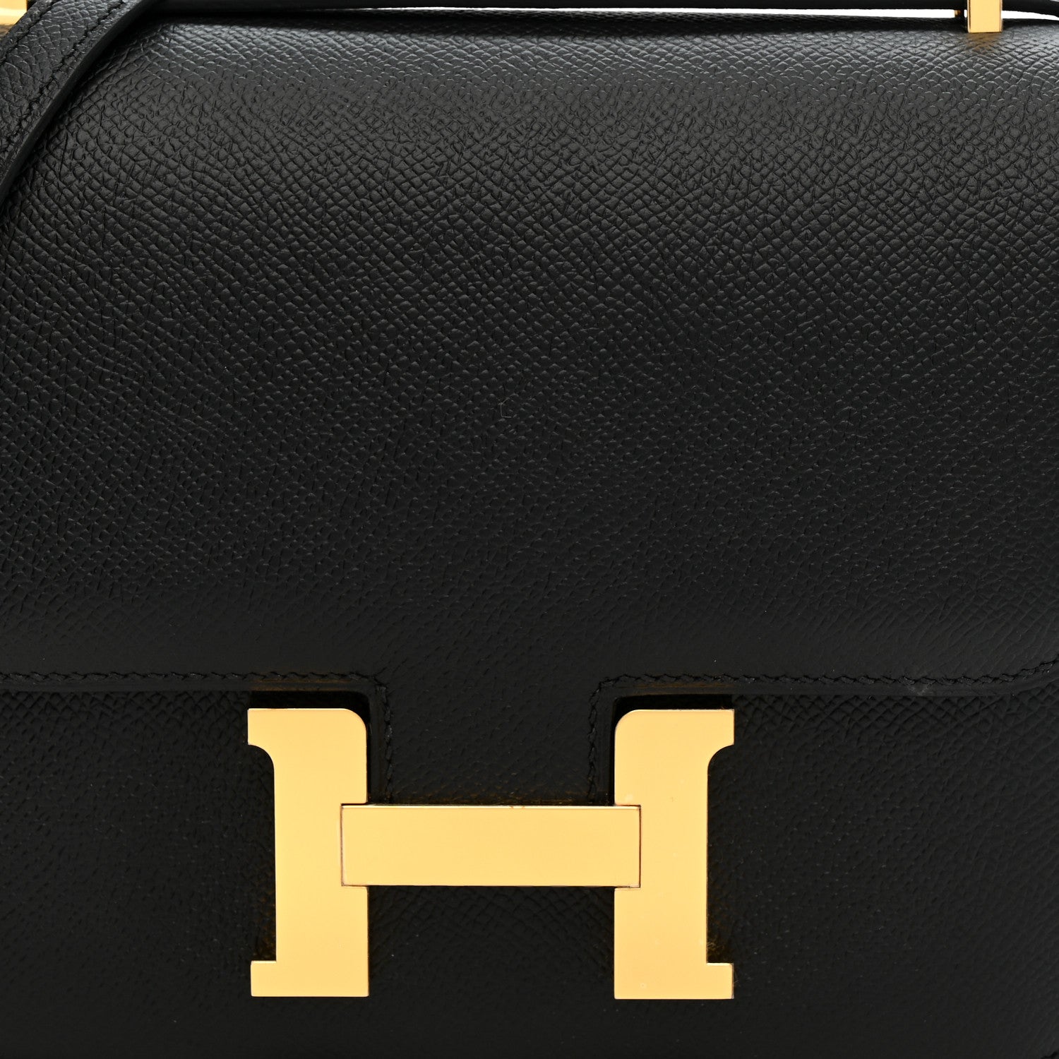 Hermes Epsom Constance 18 Black 8 of 12