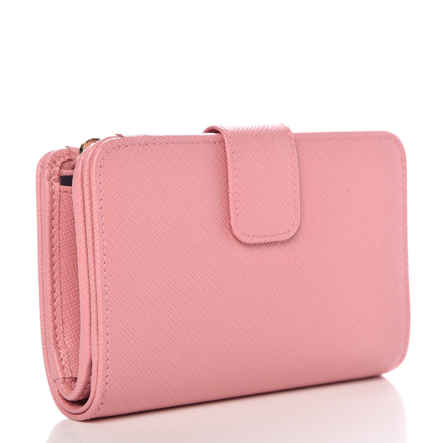 Saffiano Metal Compact Wallet Petalo