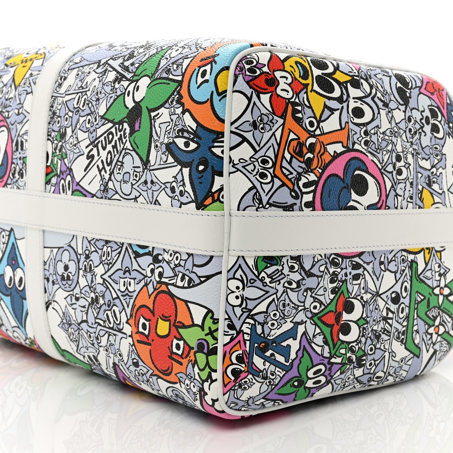 Louis Vuitton Monogram Comics Keepall Bandouliere 50 Multicolor 8 of 8