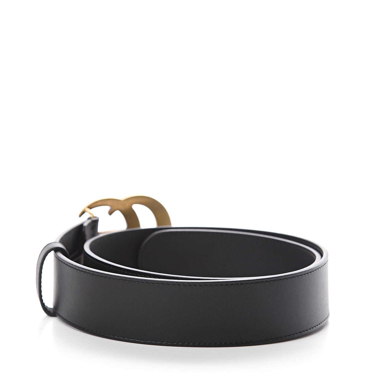 Gucci Calfskin Double G 40mm Belt 80 32 Black 2 of 5