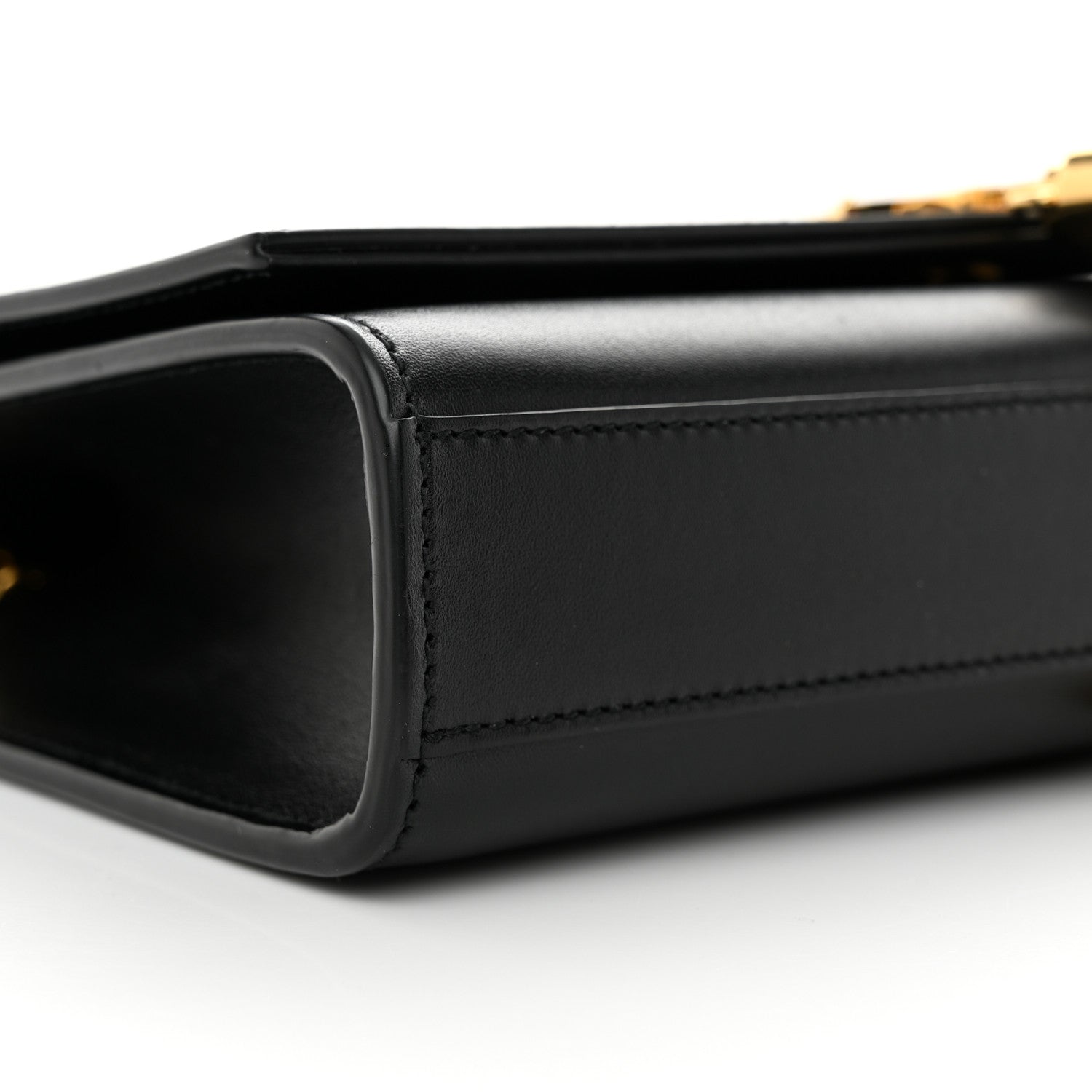 Saint Laurent Smooth Calfskin Medium Classic Monogram Kate Tassel Satchel Black 8 of 9