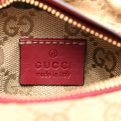 Gucci GG Monogram Double Pocket Belt Bag Red 6 of 11
