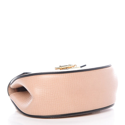 Chloe Textured Calfskin Lambskin Nano Drew Shoulder Bag Powder Beige Caramel 4 of 7