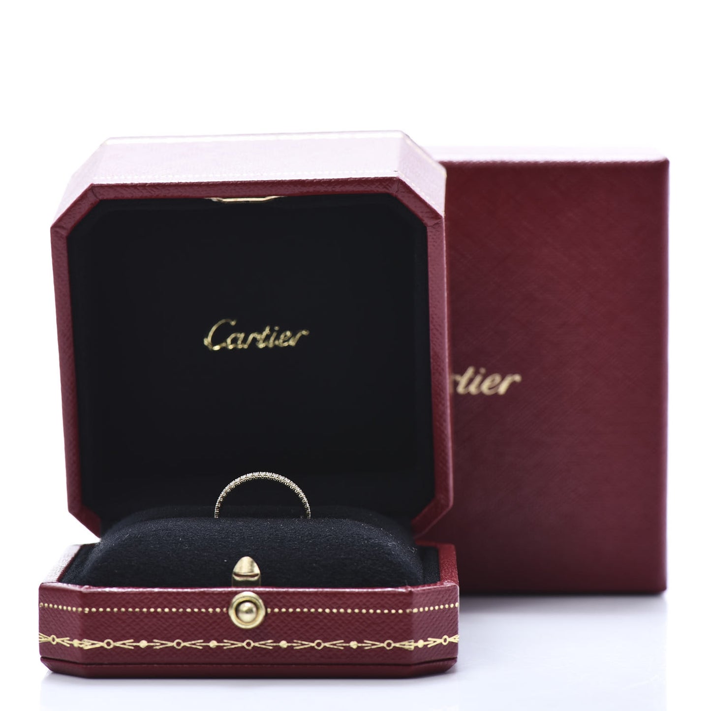 18K Yellow Gold Diamond Etincelle De Eternity Ring 47 4
