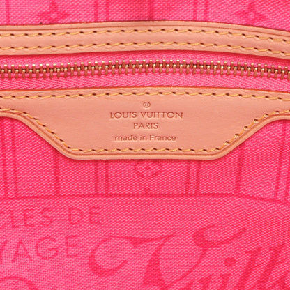 Louis Vuitton Monogram Roses Neverfull MM 6 of 7