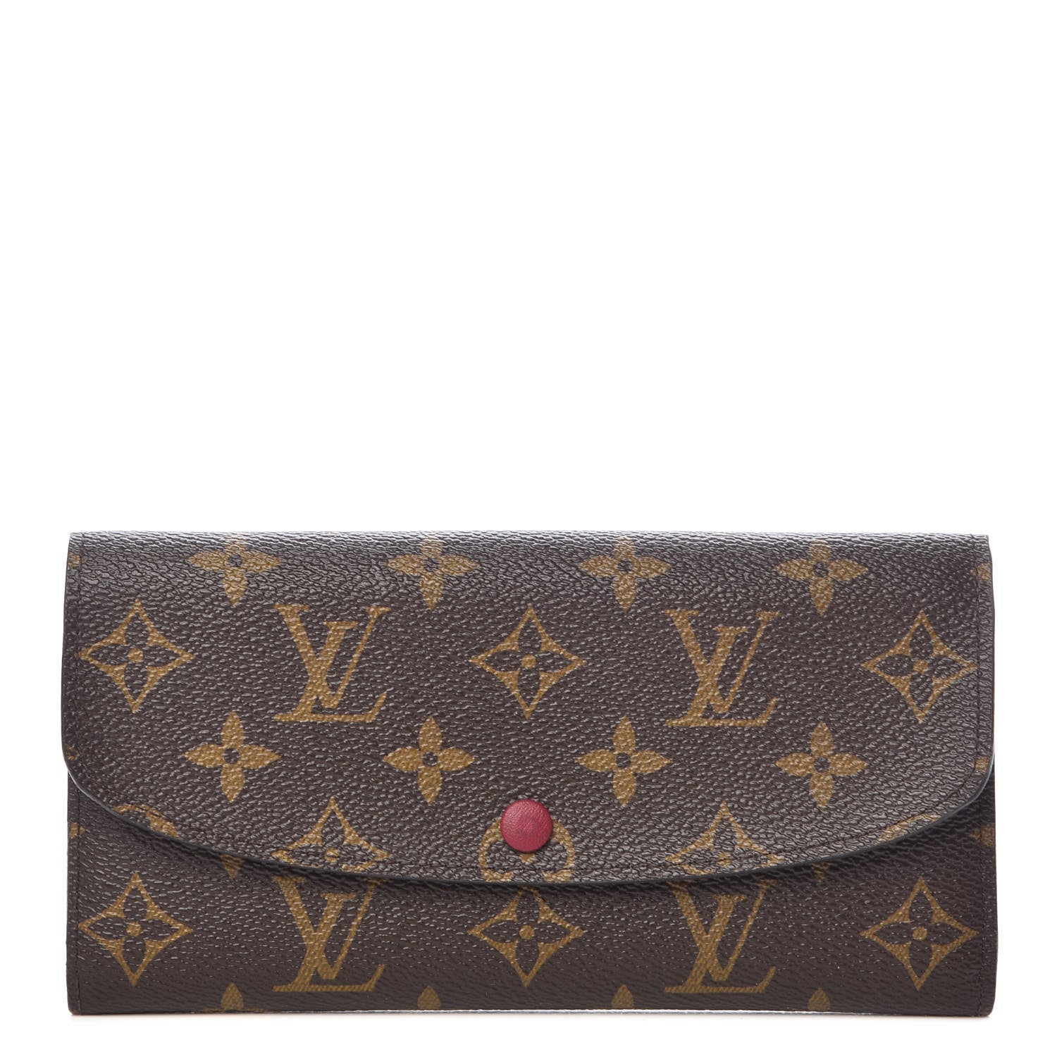 Louis Vuitton Monogram Emilie Wallet Fuchsia 1 of 7