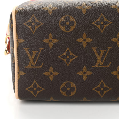 Louis Vuitton Monogram Speedy Bandouliere 20 Fuchsia 9 of 9