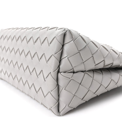 Bottega Veneta Nappa Intrecciato Small Andiamo Shoulder Bag Sterling 9 of 9
