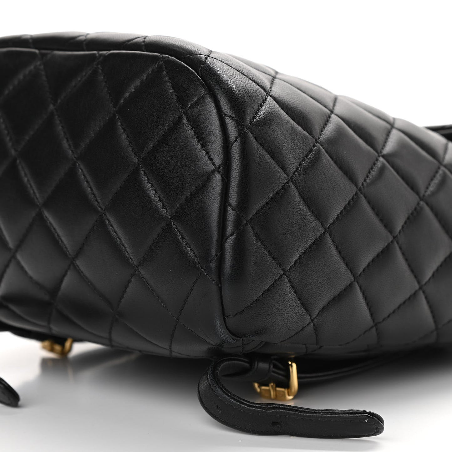 Lambskin Quilted Mini Urban Spirit Backpack Black