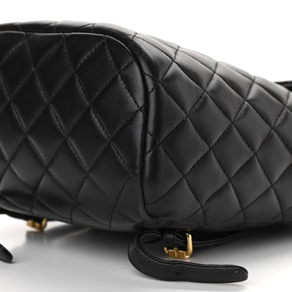 Chanel Lambskin Quilted Mini Urban Spirit Backpack Black 10 of 16