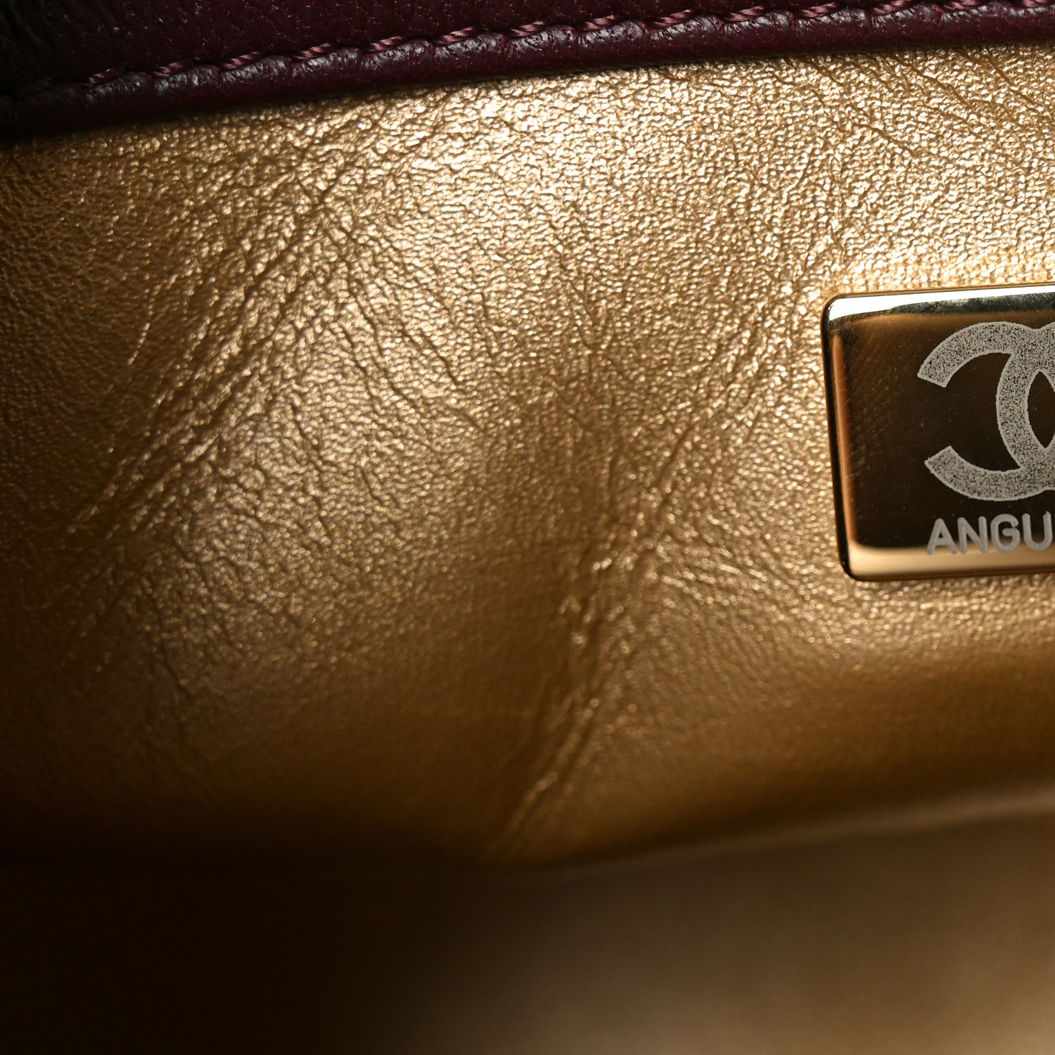 Chanel Lambskin Quilted Mini Pearl Crush Flap Burgundy 7 of 11
