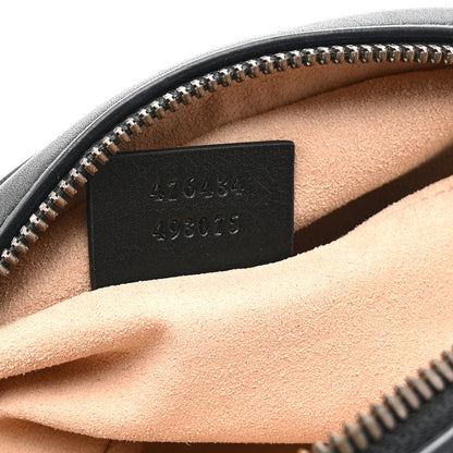 Gucci Calfskin Matelasse GG Marmont Belt Bag 85 34 Black 7 of 10