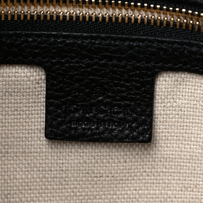 Gucci Pebbled Calfskin Medium Soho Chain Shoulder Bag Black 6 of 11