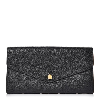 Louis Vuitton Empreinte Sarah Wallet NM Black 1 of 10