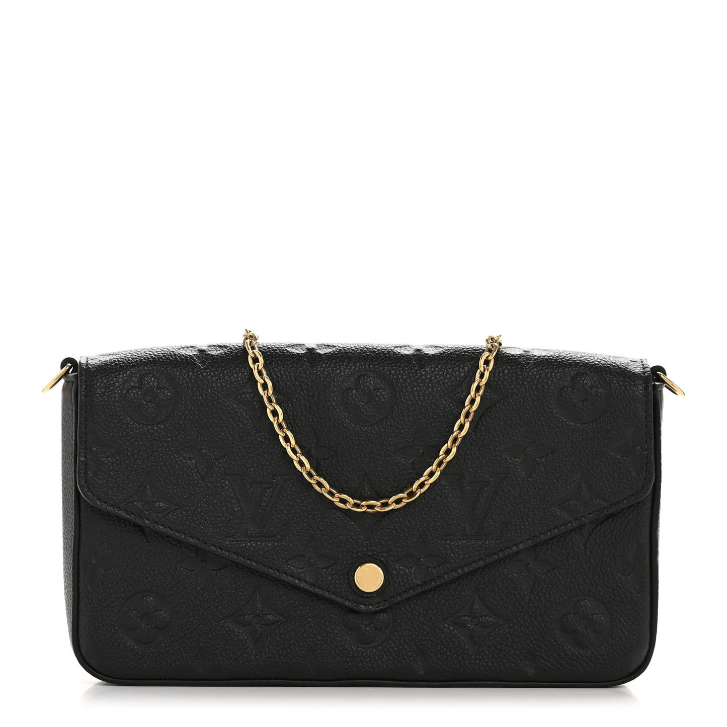 Empreinte Pochette Felicie Chain Wallet Black