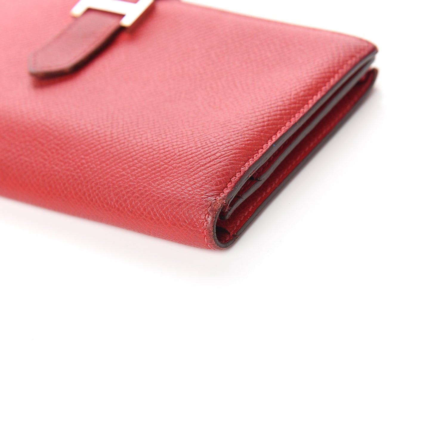 Epsom Bearn Gusset Wallet Rouge Casaque