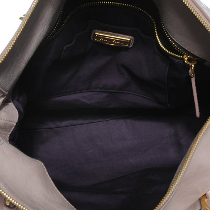 Miu Miu Vitello Lux Bow Bag Mughetto 6 of 8