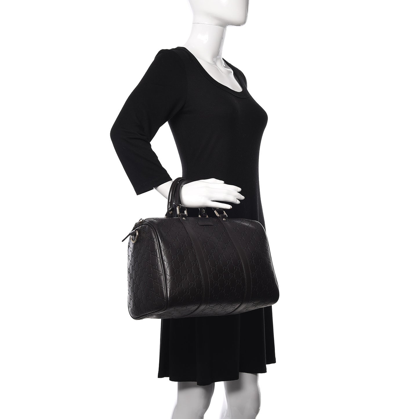 Guccissima Medium Joy Boston Dark Brown