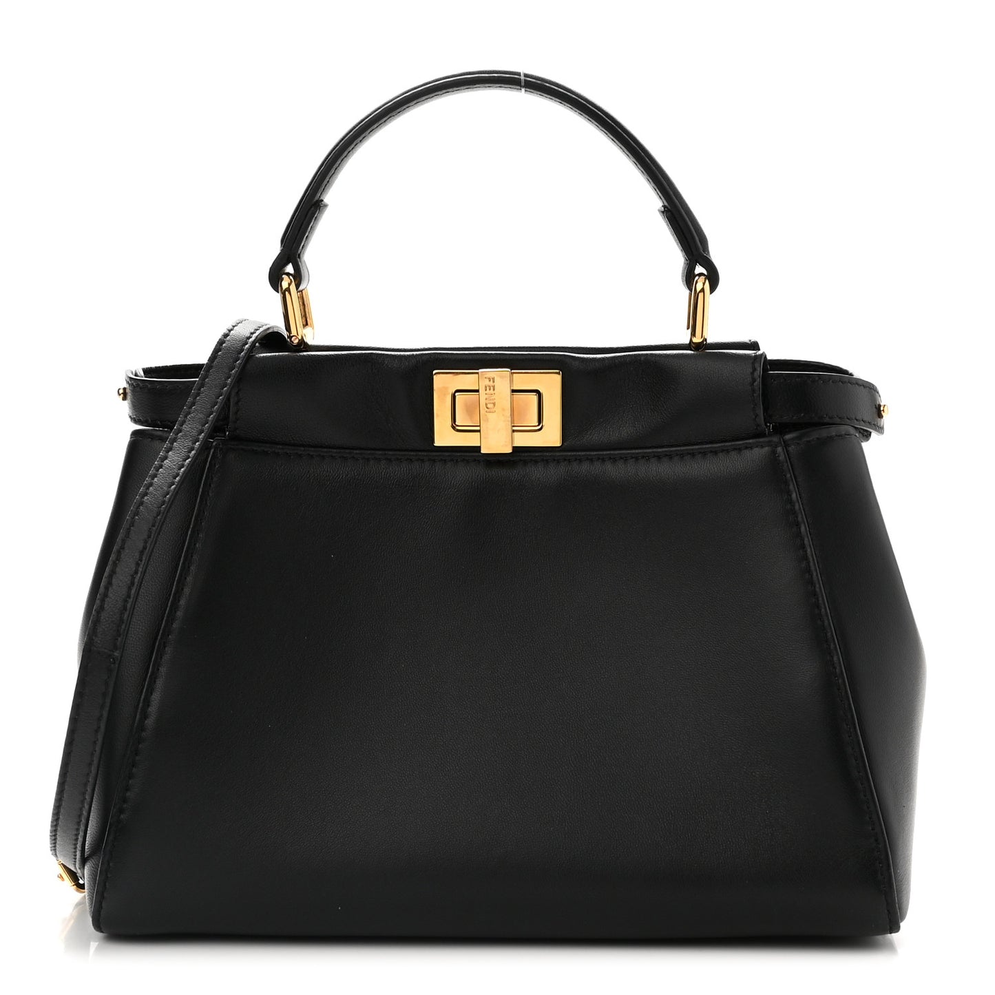 Nappa Mini Peekaboo Iconic Satchel Black