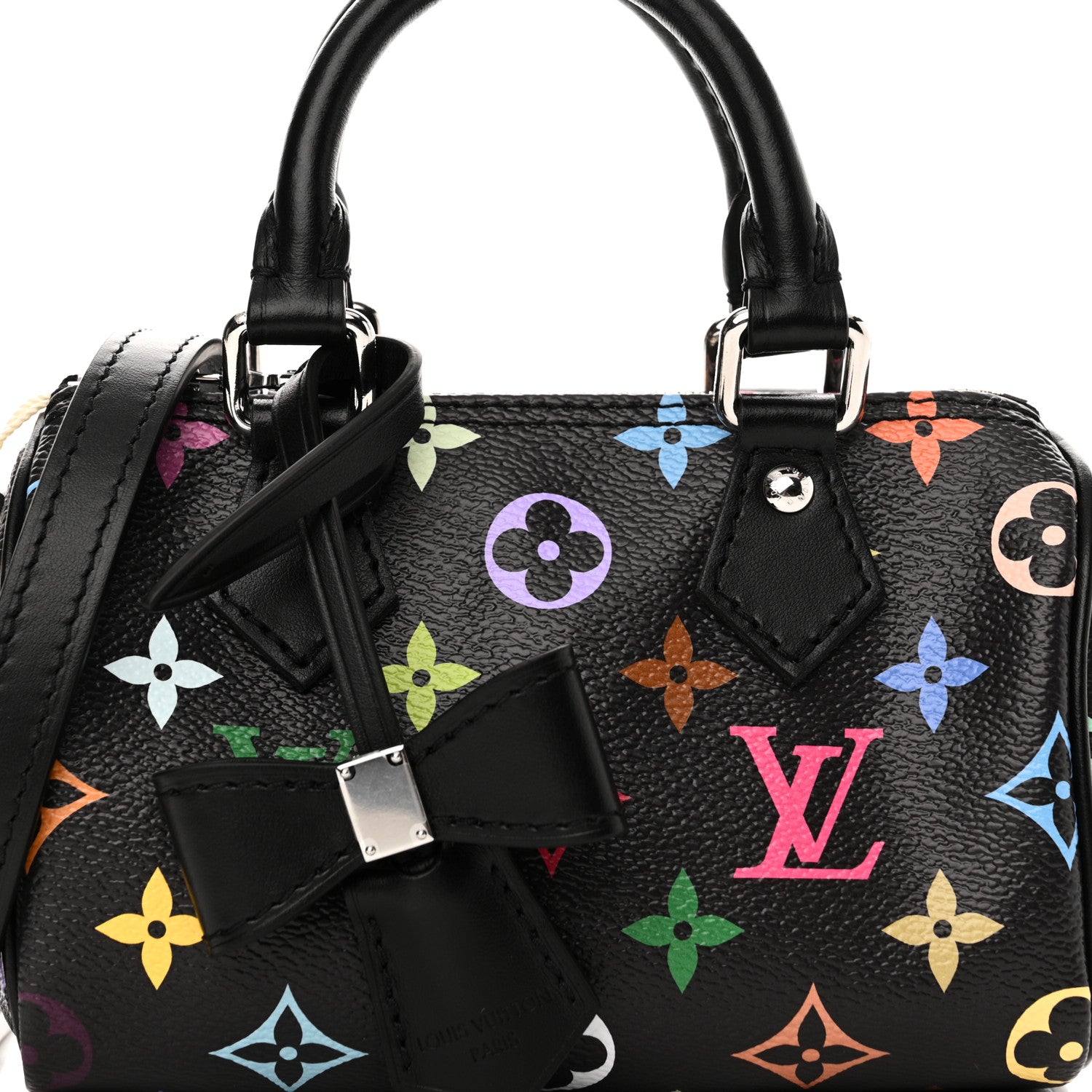 Louis Vuitton LV X TM Monogram Multicolor Nano Speedy Black 7 of 10