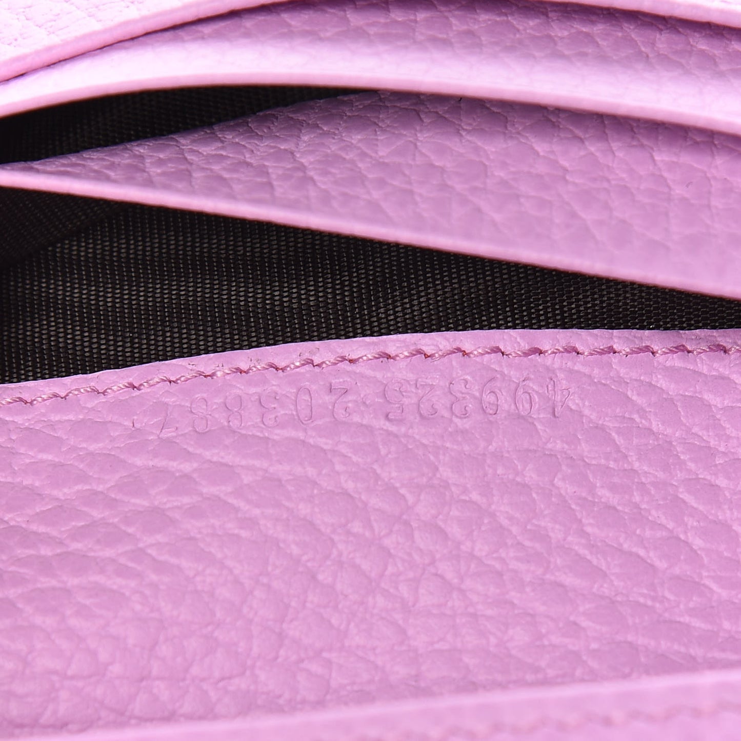 Dollar Calfskin Bosco Card Case Wallet Malva