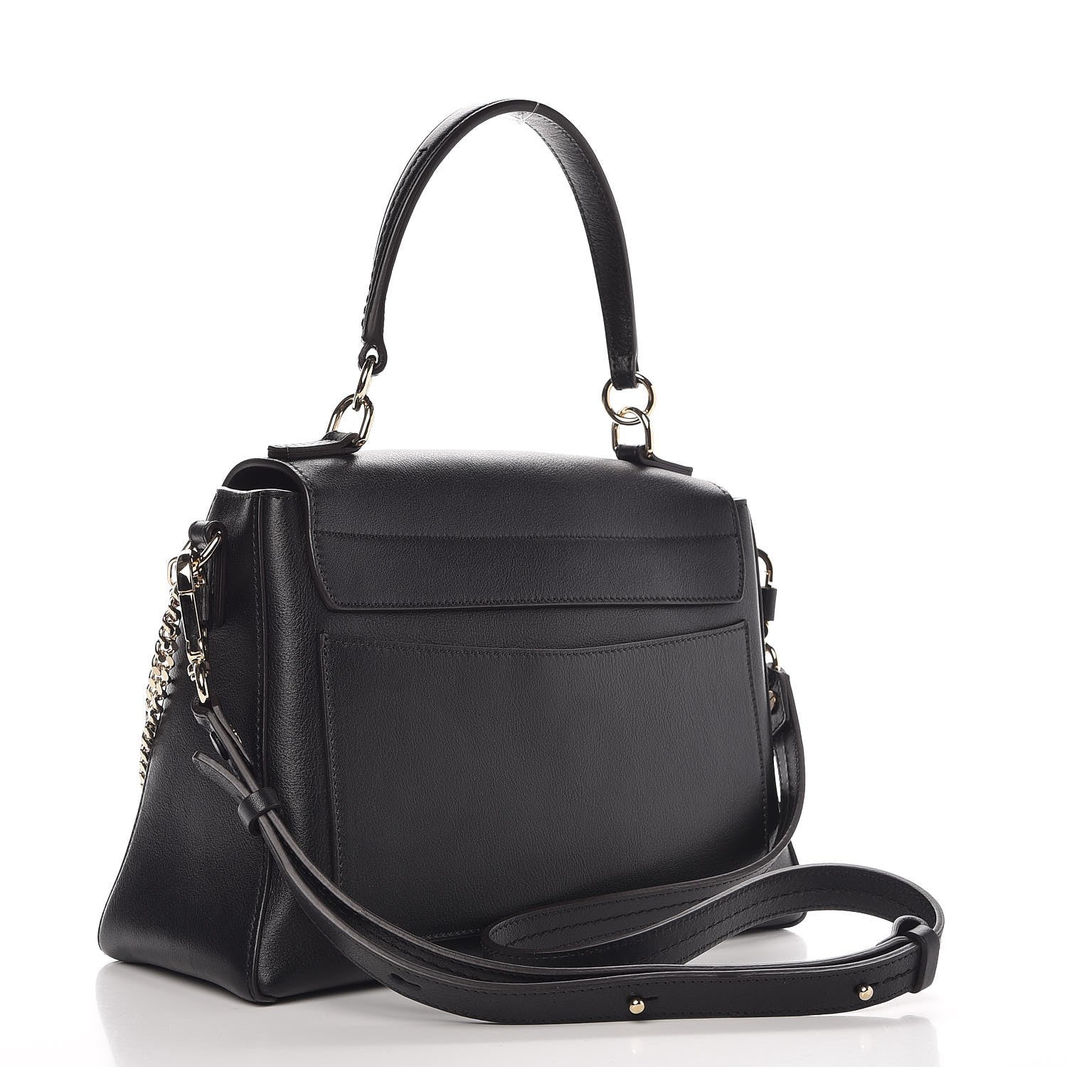 Chloe Calfskin Small Faye Day Shoulder Bag Black 3 of 8