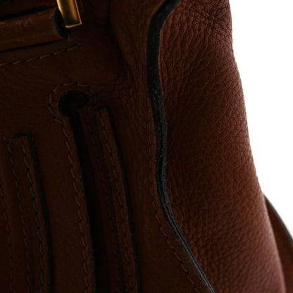 Chloe Calfskin Medium Marcie Satchel Tan 12 of 32