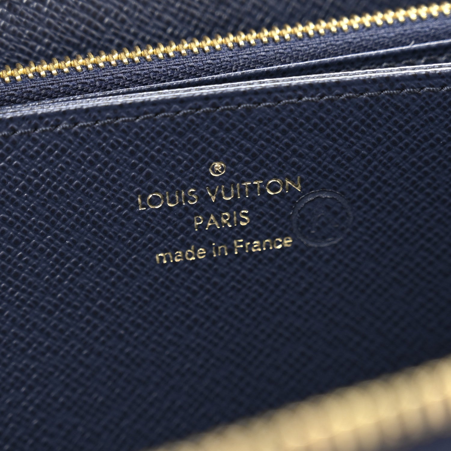 Louis Vuitton Epi Zippy Wallet Navy 6 of 9