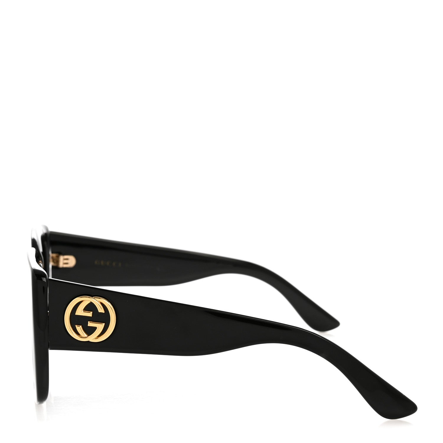Gucci Acetate Square Frame Sunglasses GG0141S Black 3 of 9