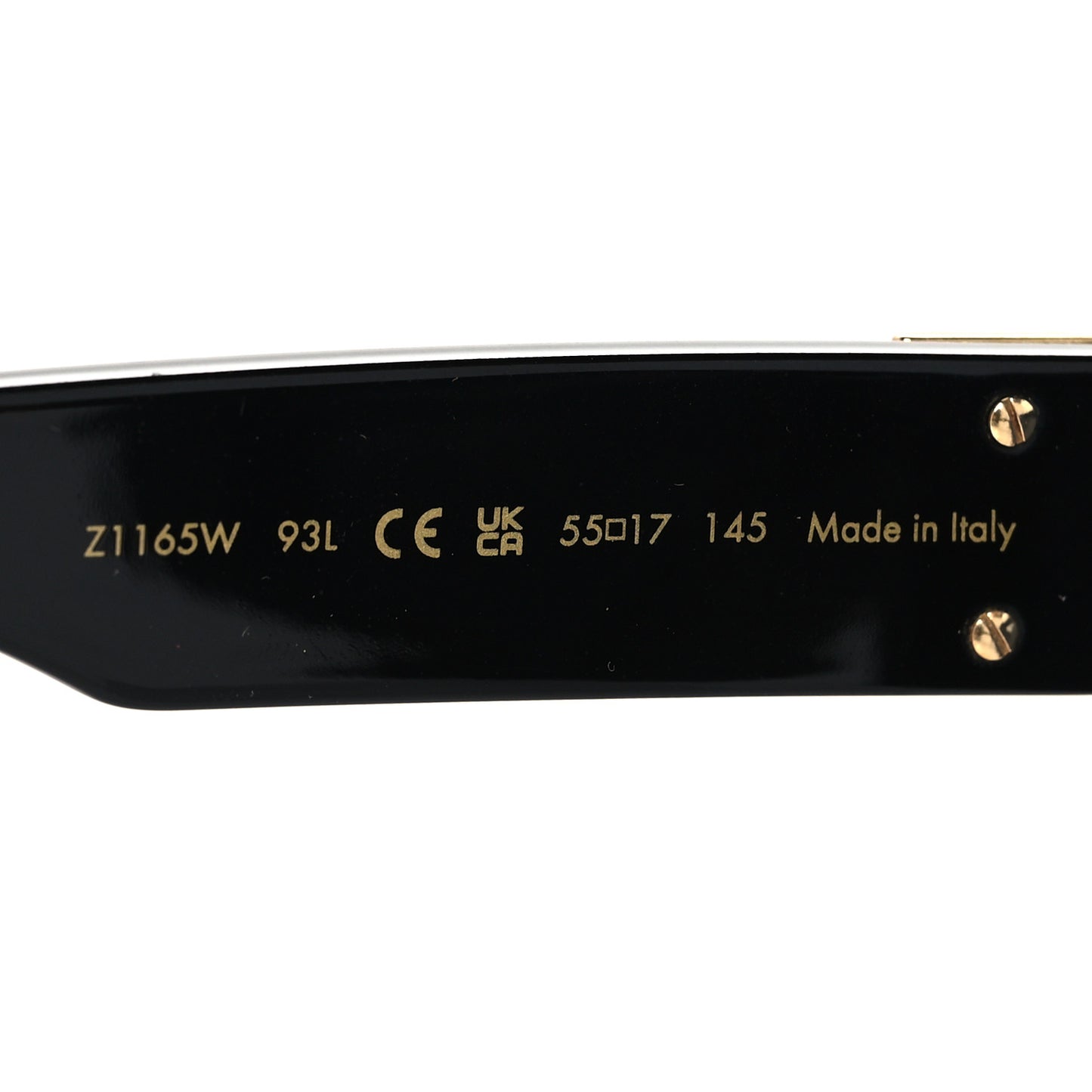 Acetate 1.1 Millionaires Sunglasses Z1165W Black