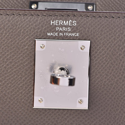 Hermes Epsom Kelly Sellier 28 Etain 7 of 39