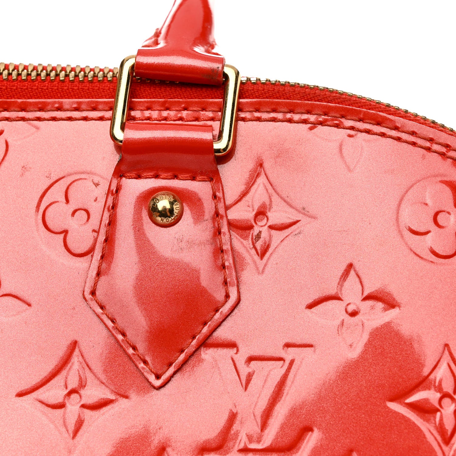 Louis Vuitton Vernis Alma GM Orange Sunset 14 of 15
