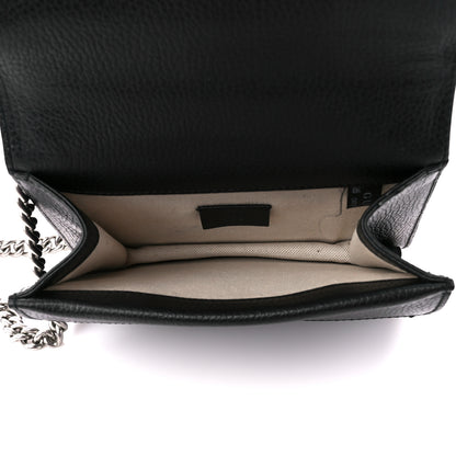 Gucci Calfskin Mini Dionysus Shoulder Bag Black 5 of 12
