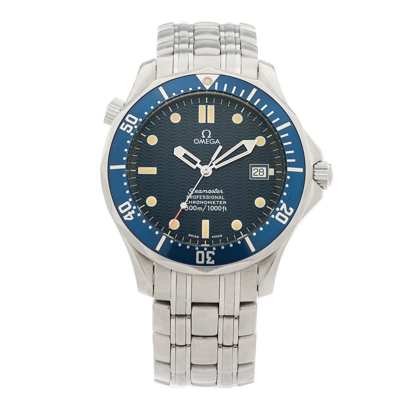 Stainless Steel 41mm Seamaster Diver 300M Automatic Watch Blue 2532.80.00