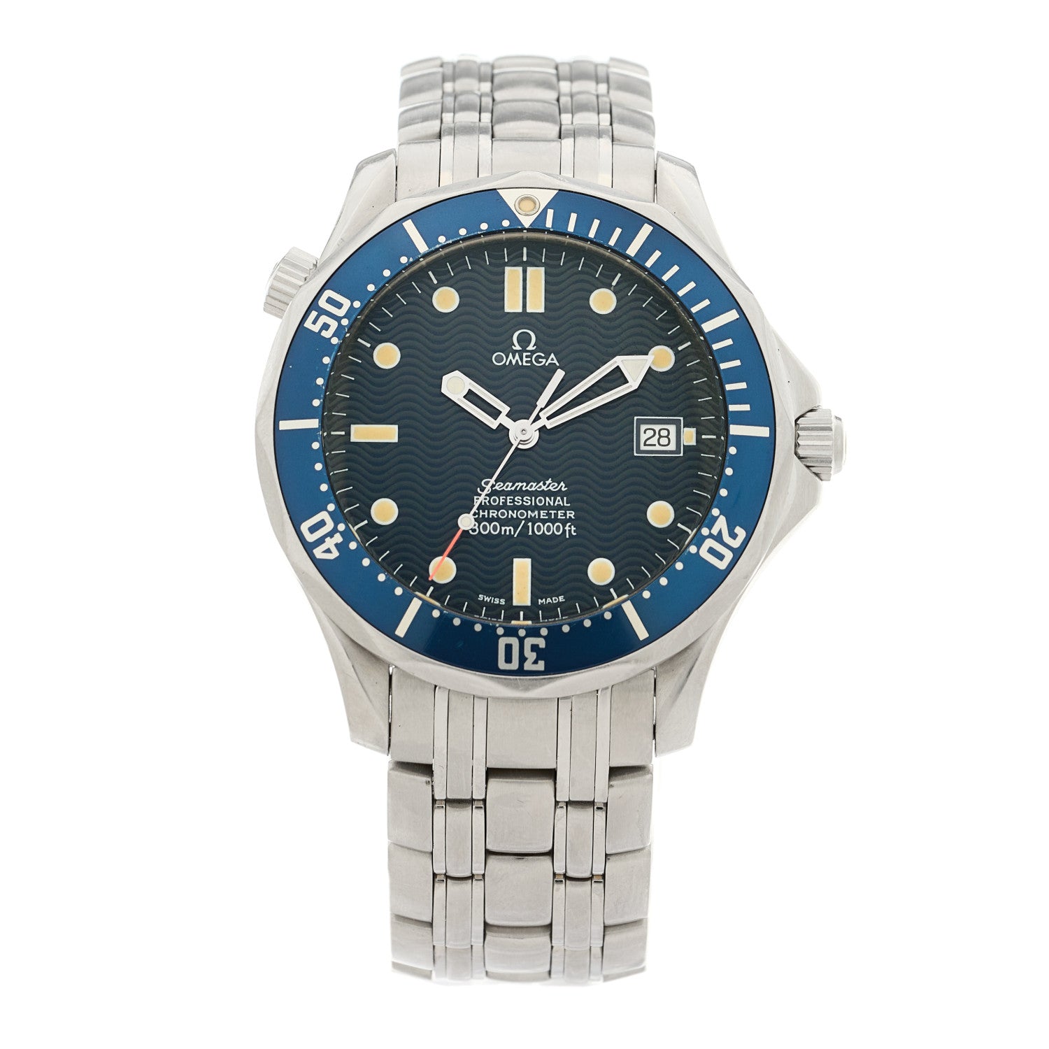 Omega Stainless Steel 41mm Seamaster Diver 300M Automatic Watch Blue 2532.80.00 1 of 4
