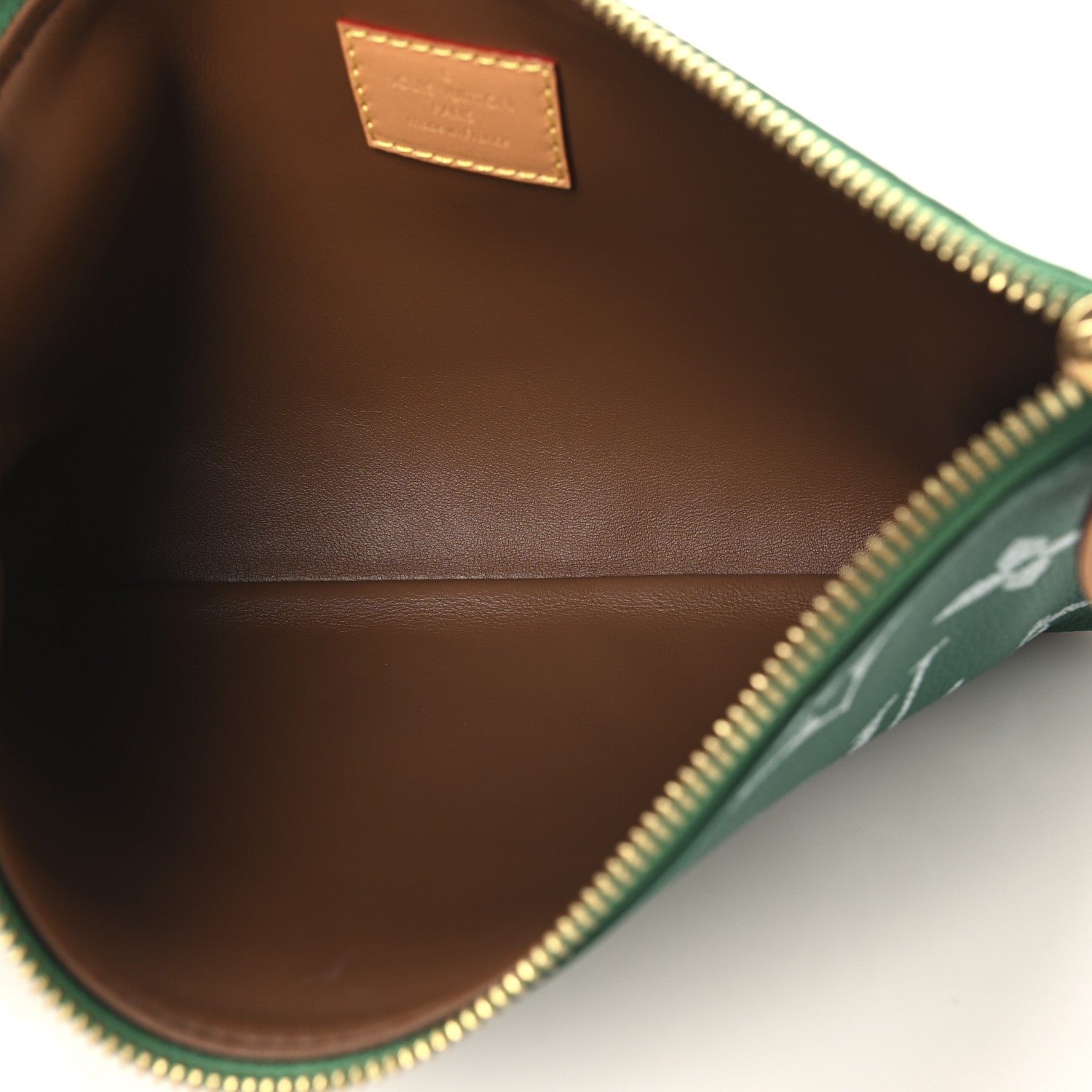 Louis Vuitton Calfskin Monogram Speedy P9 Bandouliere 50 Pochette Green 5 of 6