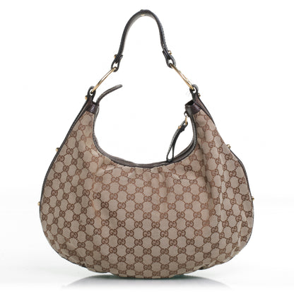 Gucci Monogram Interlocking Medium Hobo Ebony 1 of 9