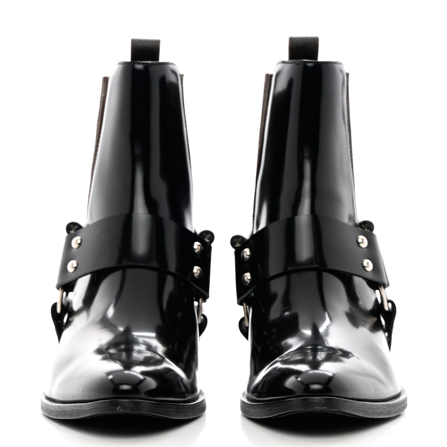 Calfskin Monogram Rhapsody Ankle Boots 38.5 Black
