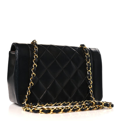 Chanel Lambskin Quilted Small Single Flap Black 3 of 9