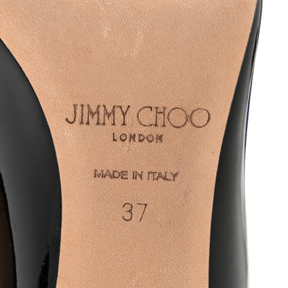 Jimmy Choo Patent Romy 85 Pumps 37 Black 8 of 10