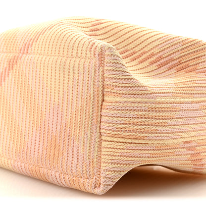 Burberry Canvas Knitted Check Mini Peg Duffle Bag Sherbert 10 of 12