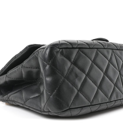 Chanel Calfskin Quilted 2.55 Paris Shanghai China Doll Reissue 227 Flap Black 8 of 9