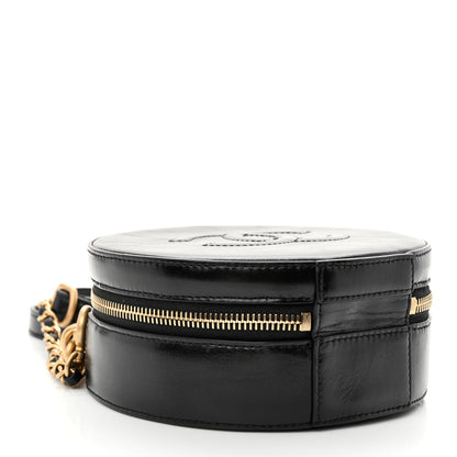 Chanel Glazed Calfskin Round As Earth Evening Bag Black 4 of 12